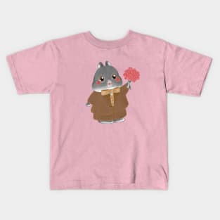 Sean Black Rabbit Wedding Edition _ Bunniesmee Kids T-Shirt